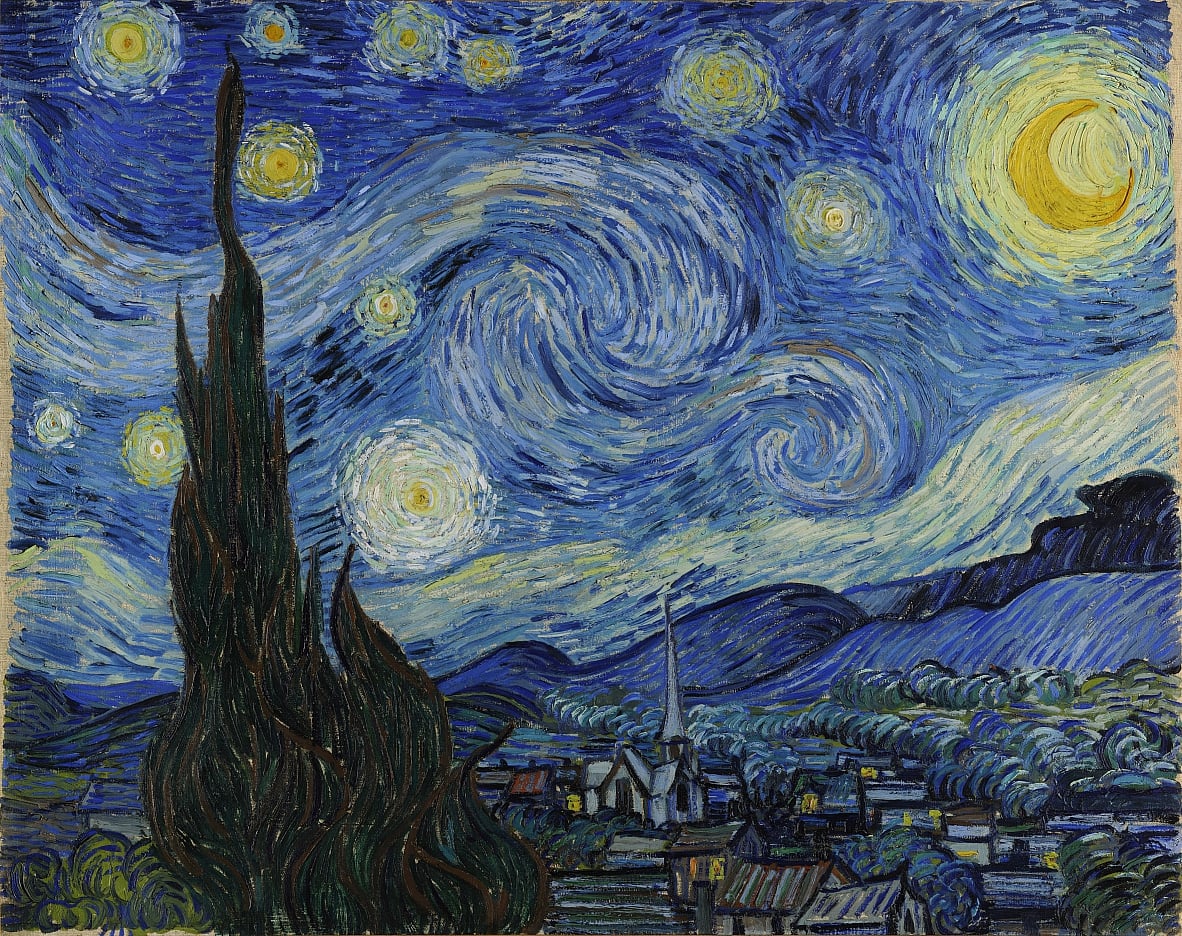 Vincent van Gogh - Starry Night - (MeisterDrucke-11281)